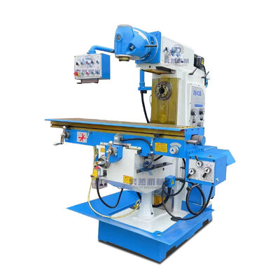 Vertical Horizontal turret Universal Milling Machine With Rotation Table 590mm/min