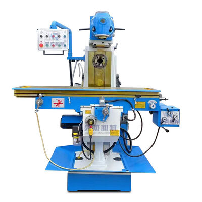 Vertical Horizontal turret Universal Milling Machine With Rotation Table 590mm/min