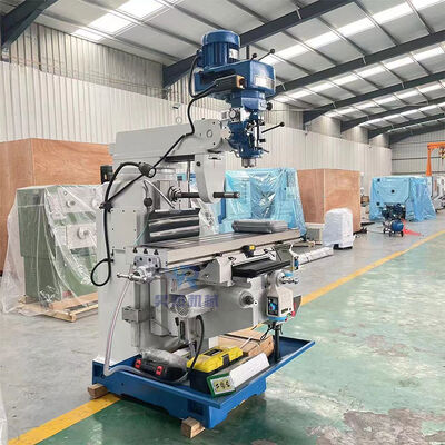 5HW Benchtop Universal Milling Machine Horizontal Vertical Turret Mill Equipment