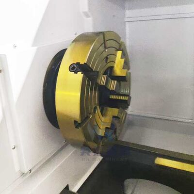 QK1322 Double Chuck Horizontal Flat Bed Automatic CNC Pipe Threading Lathe Machine For Metal