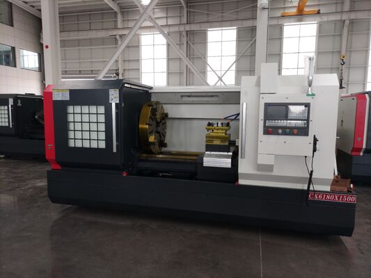 CK6180-1500 CNC Lathe Machine with 800mm Swing Diameter 1500mm Processing Length and 11kw Power