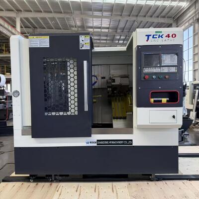 Slant Bed CNC Lathe Tck40 CNC Lathe Machine CNC Lathe With Bar Feeder