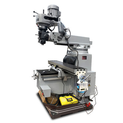 Mechanical M4 Turret Head Milling Machine Vertical Universal Tool For Metal Cutting