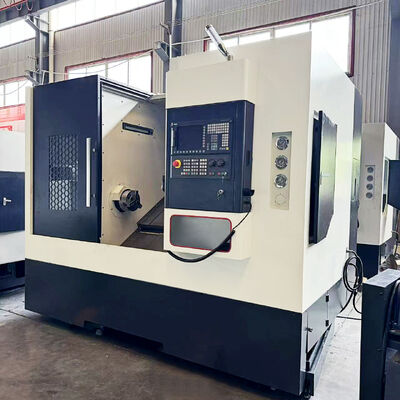 700mm Z Axis Travel CNC Lathe Machine With 12 Station Tool Holder 8" Hydraulic Chuck Workpieces