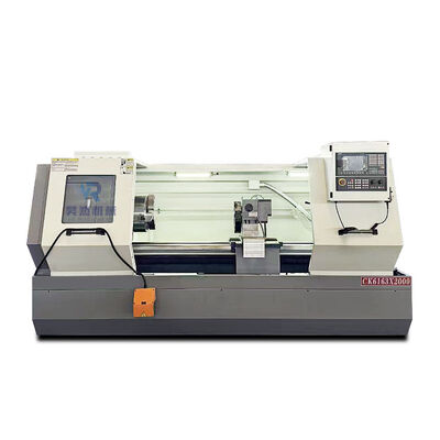 380V Ck6163 Horizontal Automatic CNC Lathe Machine With 105mm Spindle Bore